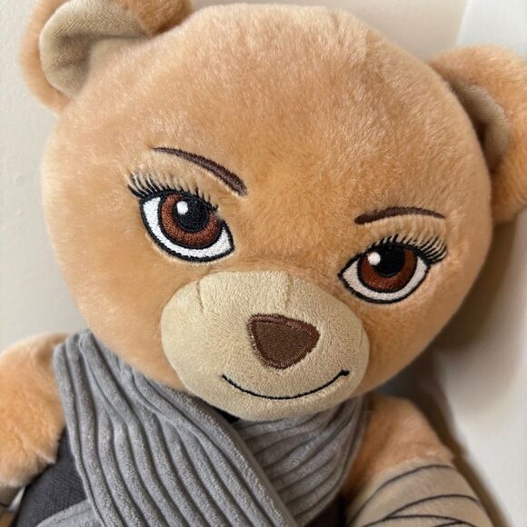 Star Wars Build-A-Bear BAB Rey Plush Bear Stuffed Animal Toy 15" Great Used Cond - Picture 14 of 17